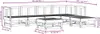 Design Möbel 7-tlg. Garten-Lounge-Set Massivholz Kiefer - Produktbild-Vorschau 8
