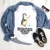 Mr. & Mrs. Panda S T-Shirt Pinguin Angler - Weiß - Produktbild-Vorschau 2