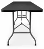 Aga Garten Klapptisch 180x74x74 cm Schwarz Produktbild-Vorschau 4