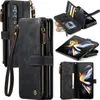 Galaxy Z Fold4 Handyhülle, Reißverschluss Hülle Kunstleder Produktbild-Vorschau 1