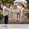 tectake® Aluminium-Bistrotisch Frederic wetterfest Produktbild-Vorschau 7