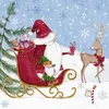 20 Servietten At the North Pole - Auf zum Nordpol 33x33cm Produktbild-Vorschau 1