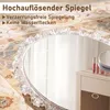Rund Schminkspiegel mit LED Beleuchtung, 180° Rotation Produktbild-Vorschau 6