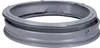 A gray washing machine door seal is shown against a white background. Produktbild-Vorschau