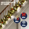 CASARIA® Guirlande de Noël lumineuse avec déco 5m 80 LED Voir les images du produit 4
