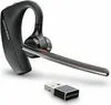 A black and gray Poly Voyager 5200 UC headset and a USB dongle are shown against a white background. Podgląd zdjęcia produktu