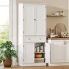 Mobiletto da cucina HOMCOM, 186,4 cm, mobiletto alto con 4 Anteprima dell’immagine prodotto 2