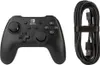 A black Nintendo Switch Pro Controller and a black USB charging cable are shown against a white background. Anteprima dell’immagine prodotto