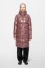 RAINS 15130R ALTA LONGER PUFFER JACKET W3 Rosa Produktbild-Vorschau 4