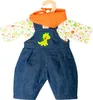 Heless Latzhose Dino Gr.28-35cm, Latzhose, Shirt, Halstuch Produktbild-Vorschau 1