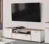 Cosmo Lowboard Weiß / Sonoma Eiche hell Produktbild-Vorschau 7