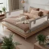 TULANO Kinderbettgitter 200 cm Cover 30 Weiß-Grau Produktbild-Vorschau 3