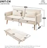 Canapé-lit Merax, canapé deux places avec fonction sommeil, Voir les images du produit 5