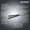 Severin HG 0622, Glätteisen, Warm, 130 °C, 230 °C, Schwarz, Produktbild-Vorschau 2