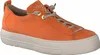 A single orange sneaker with a white sole is shown against a white background. Produktbild-Vorschau