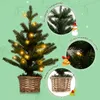 Mała choinka COSTWAY 48 cm, podświetlana mini choinka, 20 Podgląd zdjęcia produktu 4