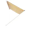 vidaXL Wysuwana markiza 250×150 cm Żółto-biała Podgląd zdjęcia produktu 3