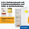 Exquisit Gefrierschrank NoFrost,  GS5380-NF-H-050D weiss, Produktbild-Vorschau 2