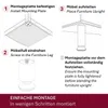 HOOZ® Möbelfüße Edelstahl 120 mm 4er Set [BREITER Produktbild-Vorschau 8