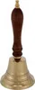 Klassische Tischglocke mit Holzgriff aus Messing Größe: 180 Produktbild-Vorschau 1