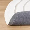 Volero - Tapis rond à poils longs - Carvy Curves Crème - Ø Voir les images du produit 3