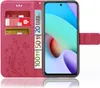 A pink flip case for a smartphone, showing credit cards and euro banknotes inserted into the case. Produktbild-Vorschau