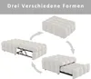 Schlafsofa mit Ausziehbett & Fußhocker, 2in1 Polsterbett Produktbild-Vorschau 5
