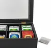 Pudełko na herbatę Relaxdays, 12 przegródek, bambus, do Podgląd zdjęcia produktu 5