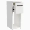 Nachttisch - 20x30x55 cm - Weiß - schmal - mit Schublade - Produktbild-Vorschau 7