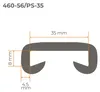 QUEST Handlauf PVC, Treppenhandlauf 35x8 mm, Produktbild-Vorschau 4