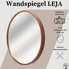 STOLARNIA PIKA Nástenné zrkadlo s dreveným rámom (∅80 cm) – Náhľad obrázku produktu 3