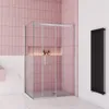 B:140xT:70xH:195cm Schiebetür 6mm Echtglas ESG Glas Produktbild-Vorschau 1