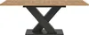Esstisch ausziehbar Artisan Grau X-Fußgestell 150-190x76x90 Produktbild-Vorschau 2