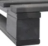vidaXL Paletová posteľ Grey z masívnej borovice 140 × 200 Náhľad obrázku produktu 5