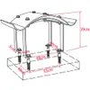 vidaXL Pokrywa komina ze stali nierdzewnej 80 x 80 x 39 cm Podgląd zdjęcia produktu 8