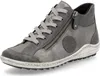 A single gray women's boot is shown against a white background. Produktbild-Vorschau