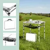 Tavolo da campeggio Relaxdays, pieghevole, regolabile in Anteprima dell’immagine prodotto 6