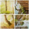 Bild auf Leinwand - Leinwandbild - Park Wasserfall Wasser - Produktbild-Vorschau 8