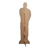 The back of a cardboard cutout of a person. Produktbild-Vorschau