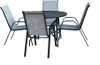 Zahradní stůl kovový ZWMT-51 s drátěnou deskou ø 106 cm Náhled obrázku produktu 4