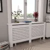 vidaXL Copriradiatore bianco 172×19×81,5 cm MDF Anteprima dell’immagine prodotto 12