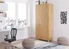 A bedroom or study room with a wardrobe, desk, chair, and decorative items. Anteprima dell’immagine prodotto