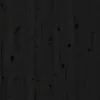 vidaXL Wand-Kopfteil Schwarz 96x3x91,5 cm Massivholz Kiefer Produktbild-Vorschau 7