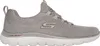 A side view of a gray Skechers shoe on a white background. Produktbild-Vorschau