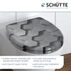 Sedile WC SCHÜTTE GREY HEXAGONS, sedile WC in duroplast con Anteprima dell’immagine prodotto 2