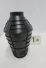 Gilde Vase, "Labyrinth", Metall, schwarz, VE 2, L. 16 cm, Produktbild-Vorschau 6