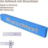 TE-Trend 2m Zollstock Gravur Meterstab Metermaß Produktbild-Vorschau 2