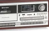 Close-up of the control panel of a vintage-style audio system. Produktbild-Vorschau