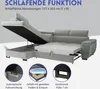 MÖBEL LUX Ecksofa NICOLE, L-Form Sofa mit Schlaffunktion, Produktbild-Vorschau 4