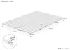Niederflurbett metallfrei 140x200 Futon metallfreier Produktbild-Vorschau 5